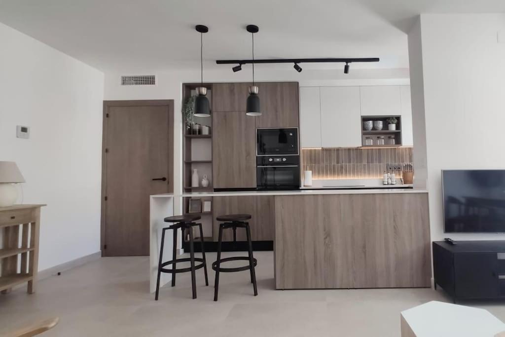 Апартаменти Piso Reformado De Diseno C/Terraza. Playa El Ancla Ель-Пуерто-де-Санта-Марія Екстер'єр фото
